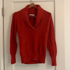 Orange Cowl neck sweater